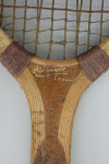Patent Tennis Racket, Riseley Hexagon