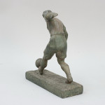 Antique Spelter Football Player