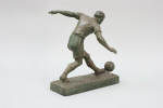 Antique Spelter Football Player