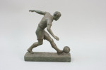 Antique Spelter Football Player
