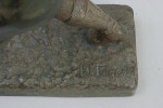 Antique Spelter Football Player