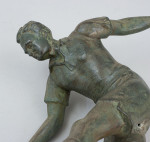 Antique Spelter Football Player