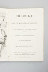 1865 Croquet Rules By Jaques