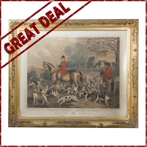 Thomas Sebright, Hunting Lithograph.