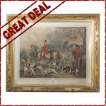 Thomas Sebright, Hunting Lithograph.