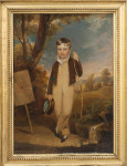 Archery Painting, Portrait Of A Young Archer
