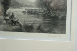 Trout Triptych Fishing Photogravure