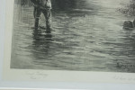 Trout Triptych Fishing Photogravure