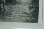 Trout Triptych Fishing Photogravure