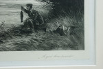 Trout Triptych Fishing Photogravure