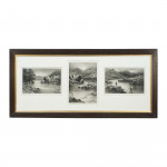 Salmon Triptych Fishing Photogravure