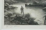 Salmon Triptych Fishing Photogravure