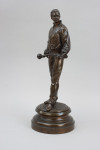 Pair Of Bronze Fencing Figures