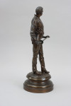 Pair Of Bronze Fencing Figures