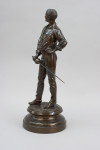 Pair Of Bronze Fencing Figures