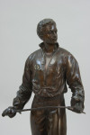 Pair Of Bronze Fencing Figures