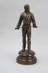 Pair Of Bronze Fencing Figures
