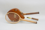 Antique Tennis Racket Press For Four Rackets