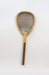 Early Lawn Tennis Racket, Unusual Stringing Pattern