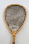 Early Lawn Tennis Racket, Unusual Stringing Pattern