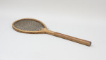 Early Lawn Tennis Racket, Unusual Stringing Pattern
