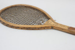 Early Lawn Tennis Racket, Unusual Stringing Pattern