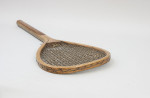 Early Lawn Tennis Racket, Unusual Stringing Pattern