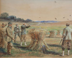 Signed C. Whymper Watercolour, The Shoot