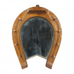 Oak Horseshoe Mirror