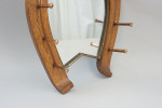Oak Horseshoe Mirror