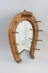 Oak Horseshoe Mirror