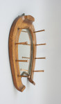 Oak Horseshoe Mirror