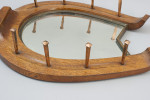 Oak Horseshoe Mirror