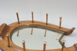 Oak Horseshoe Mirror