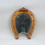 Oak Horseshoe Mirror