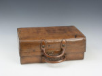 Antique Leather Attaché Case, Overnight Bag