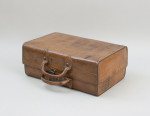 Antique Leather Attaché Case, Overnight Bag