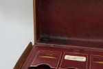 Antique Leather Attaché Case, Overnight Bag