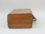 Antique Leather Attaché Case, Overnight Bag