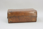 Antique Leather Attaché Case, Overnight Bag