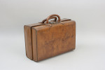 Antique Leather Attaché Case, Overnight Bag