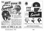 Vintage Racing Everoak Motorcycle Helmet
