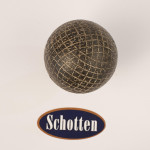 Black Gutta Percha Golf Ball