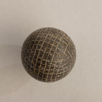 Black Gutta Percha Golf Ball
