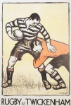 Twickenham Rugby Poster