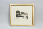 Artist's Proof, Fishing Etching, Norman Wilkinson