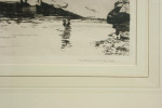 Artist's Proof, Fishing Etching, Norman Wilkinson
