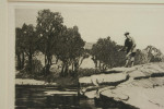 Artist's Proof, Fishing Etching, Norman Wilkinson