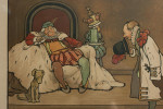 Signed Old King Cole Print, After Hassal