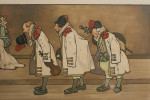 Signed Old King Cole Print, After Hassal